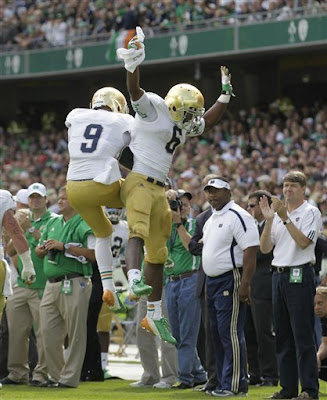 Notre Dame Dominates the Midshipmen