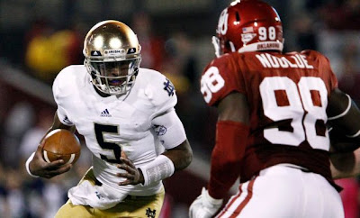 Notre Dame Remains Undefeated One More Week, Beats OU 30-13