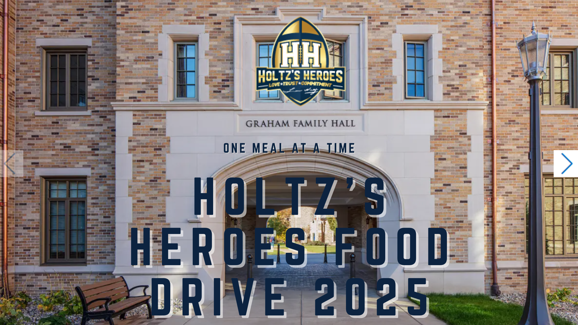 Holtz's Heroes 2025 Fall Food Drive - Graham Family Hall