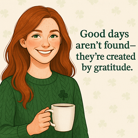 Good Days Aren’t Found — They’re Created by Gratitude