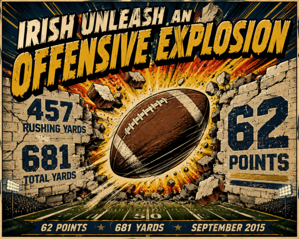 Irish Unleash an Offensive Explosion