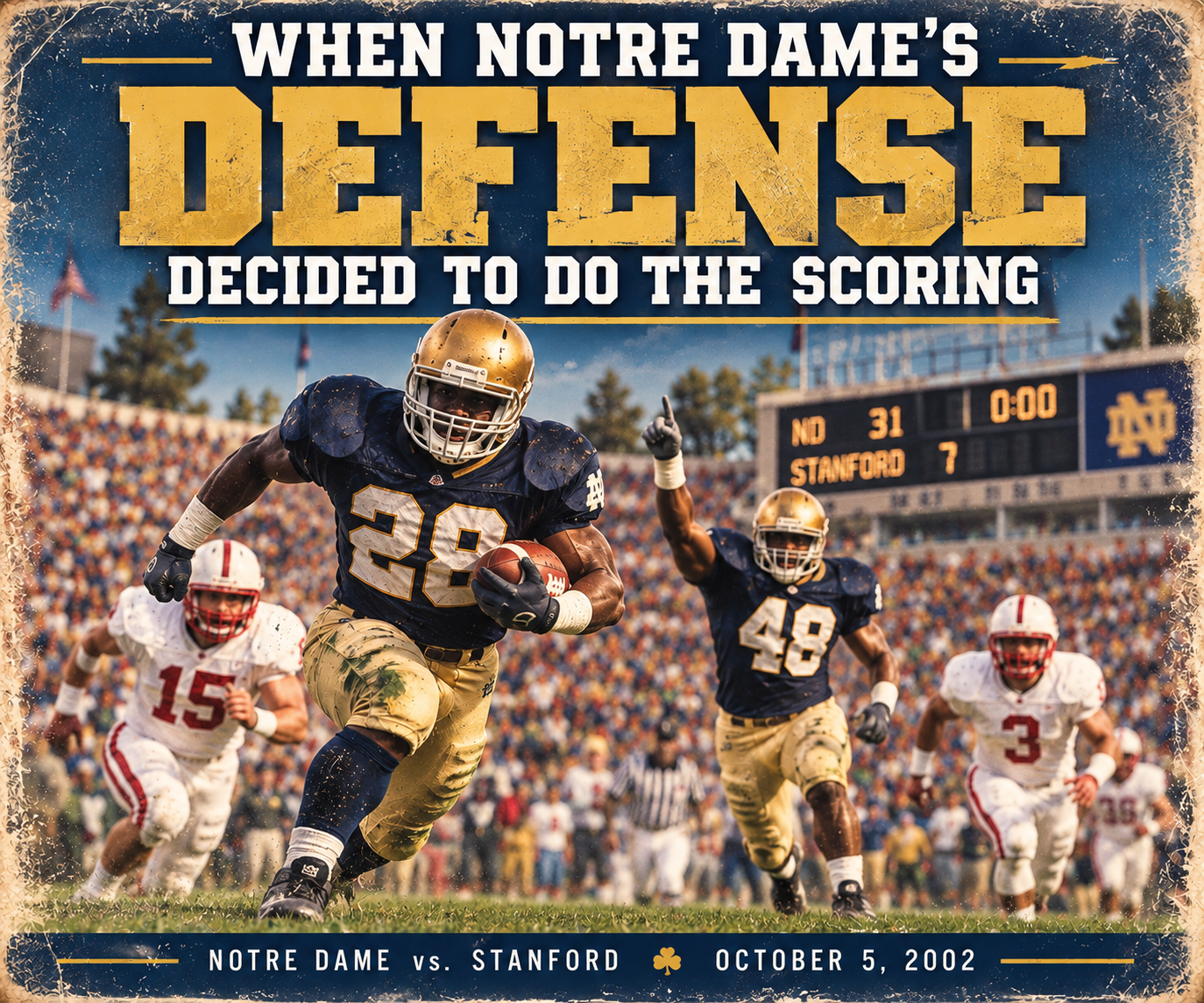 When Notre Dame’s Defense Decided to Do the Scoring